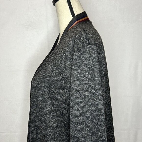 Acting Pro Cardigan Womens Gray Knit Lounge Athleisure Long USA Sz XL - Picture 7 of 9